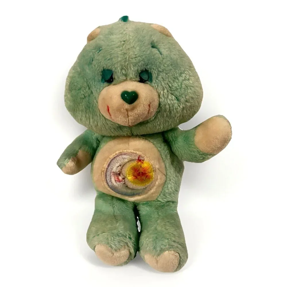 Care Bears Bedtime Bear Aqua Blue 1983 Vintage Kenner 12 inches tall 80s